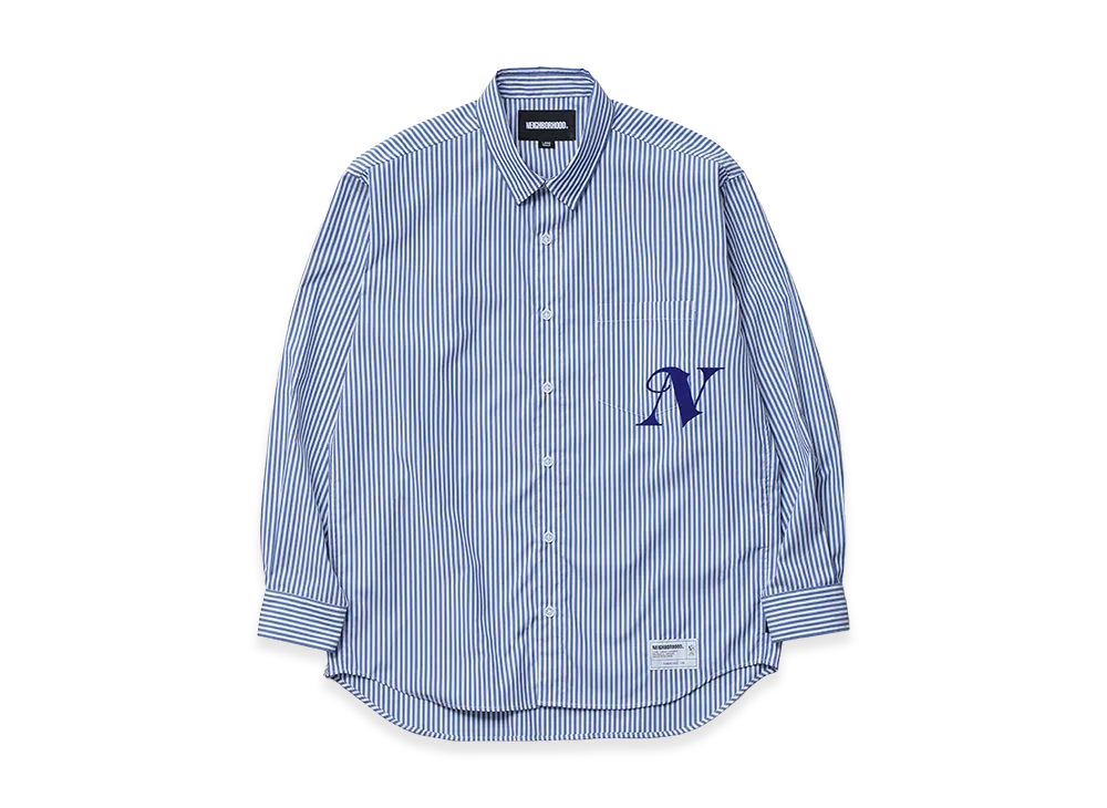 NEIGHBORHOOD Stripe Shirt LS "Blue"