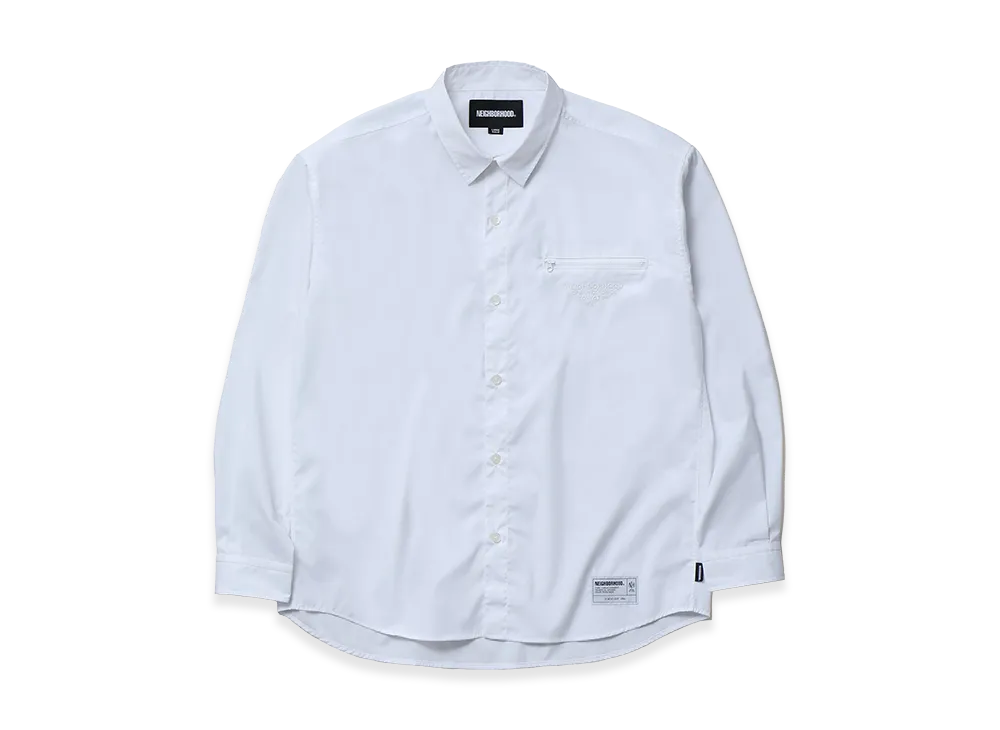 NEIGHBORHOOD Plain Shirt LS "White"