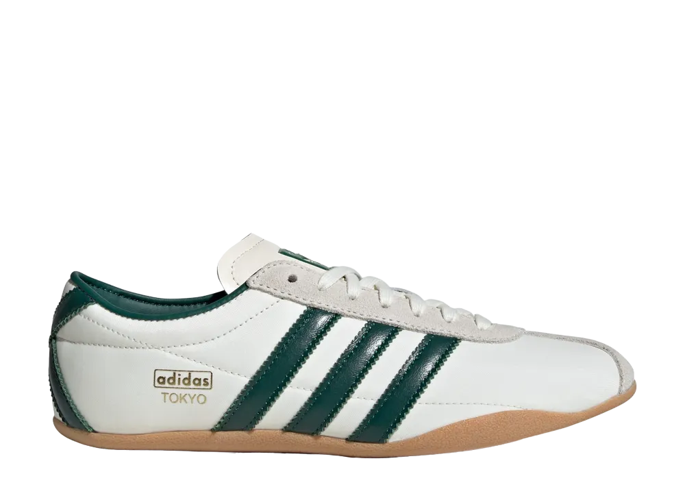 アディダス ウィメンズ トーキョー "オフホワイト/カレッジグリーン"
