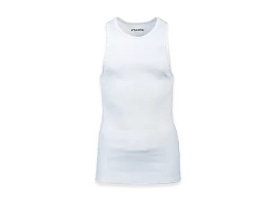BREATH Logo Rib Tank Top "White"