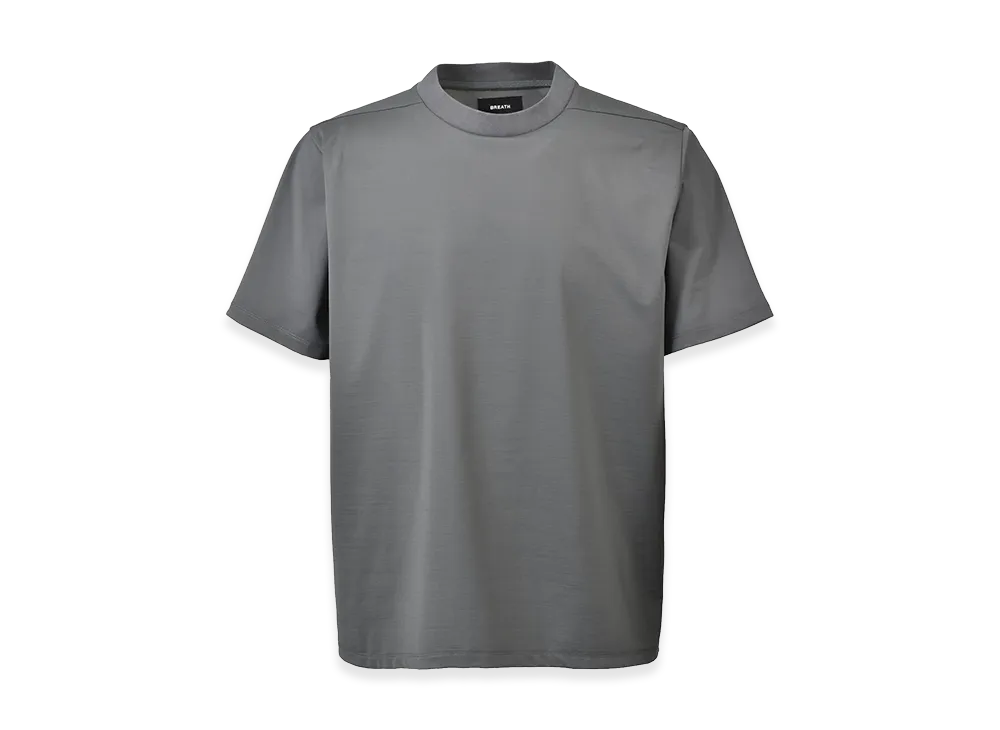 BREATH New Rich Silky Slim Tee "Charcoal"