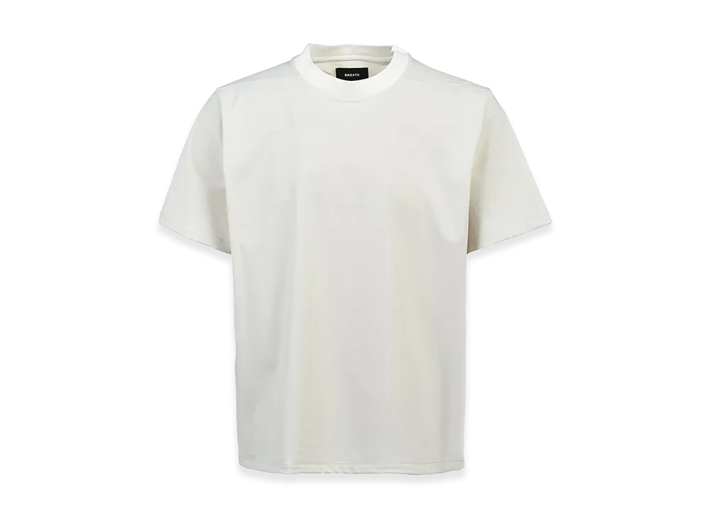 BREATH New Rich Silky Slim Tee "White"