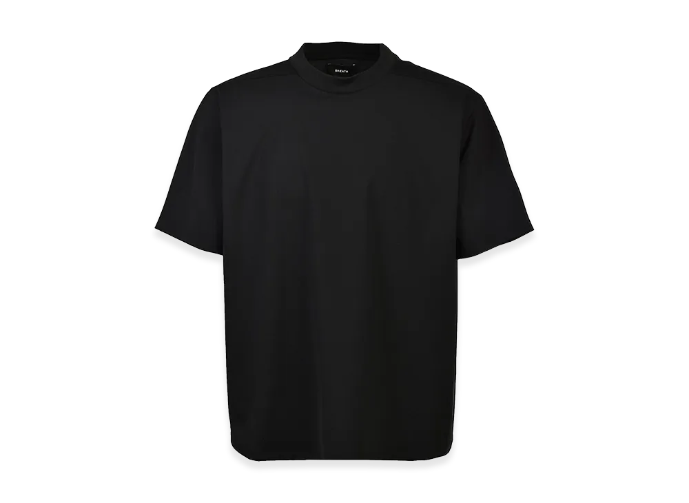 BREATH New Rich Silky Slim Tee "Black"