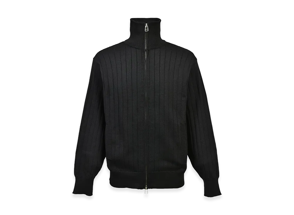 BREATH Drivers Knit Zip Up Jacket "Black"