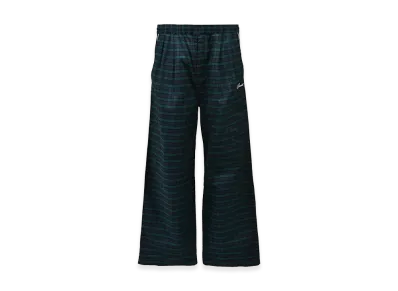 BREATH Script Logo Check Pipng Pants "Navy"