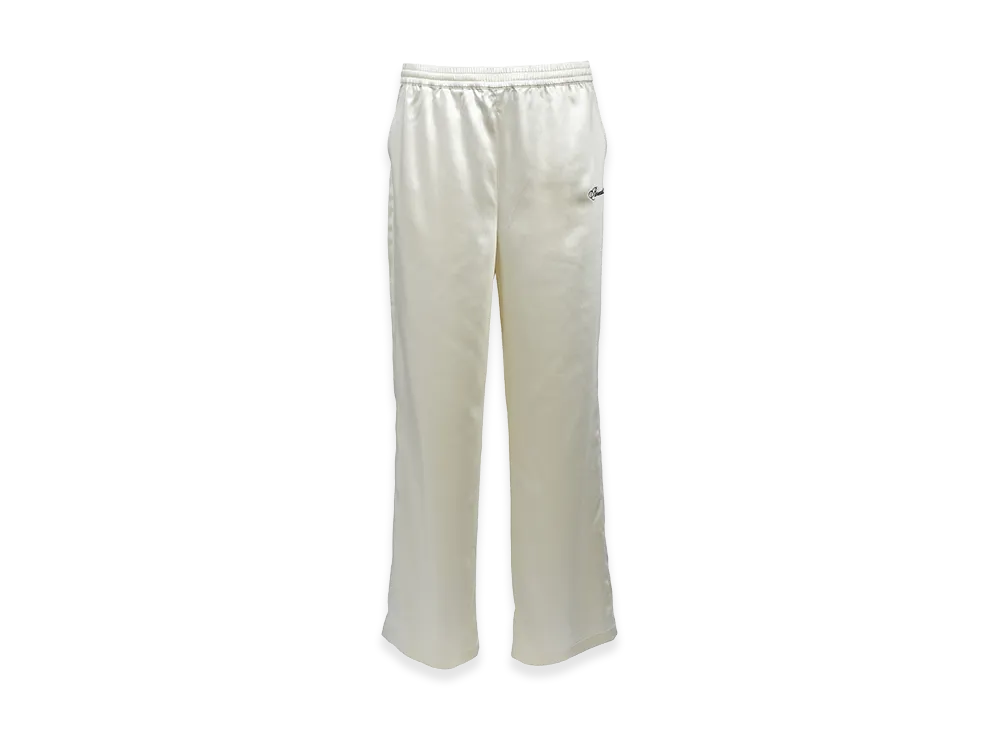 BREATH Script Logo Coating Pants "White"