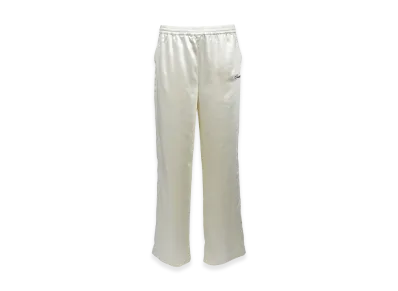 BREATH Script Logo Coating Pants "White"