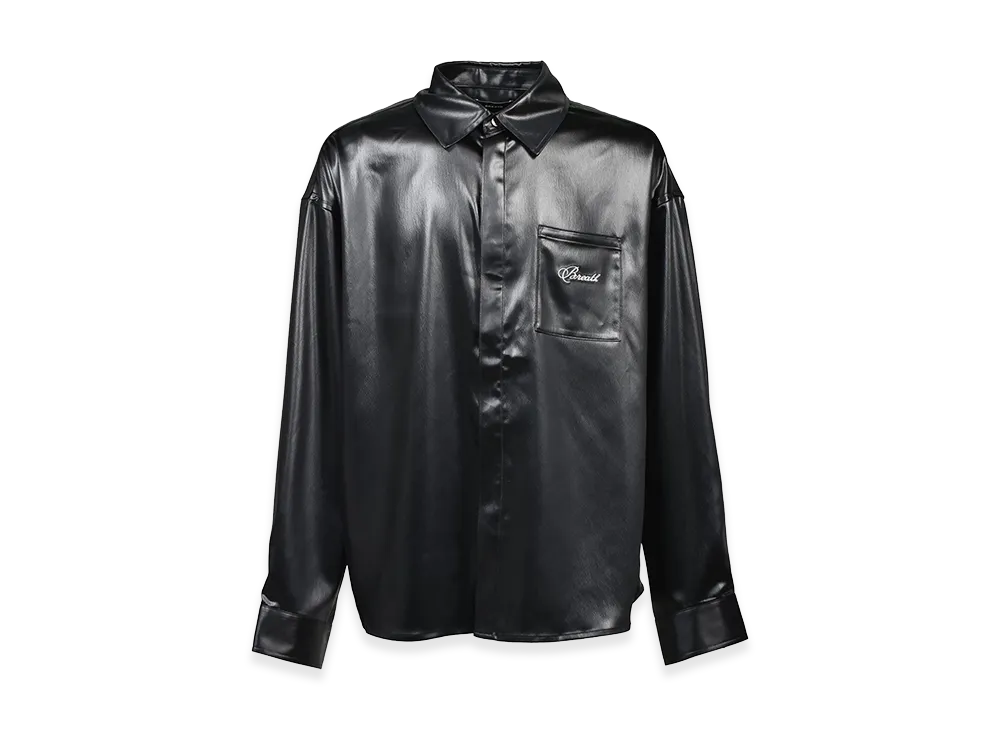 BREATH Script Logo Coating Shirt 