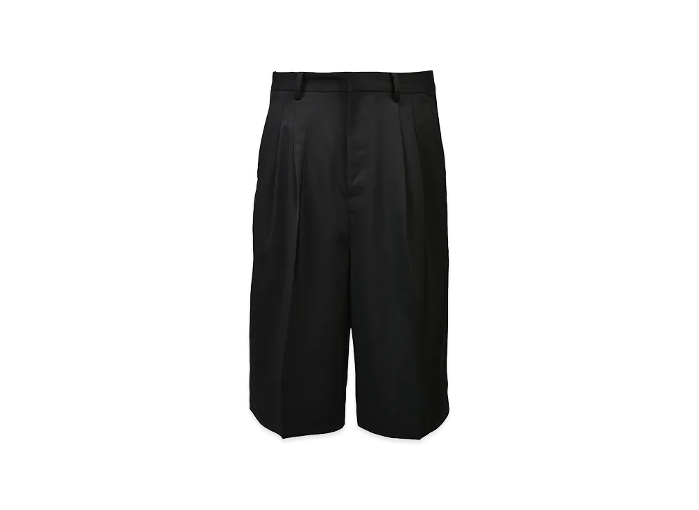 BREATH Tuck Wide Shorts "Black"