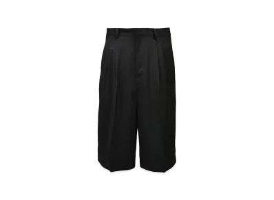 BREATH Tuck Wide Shorts "Black"