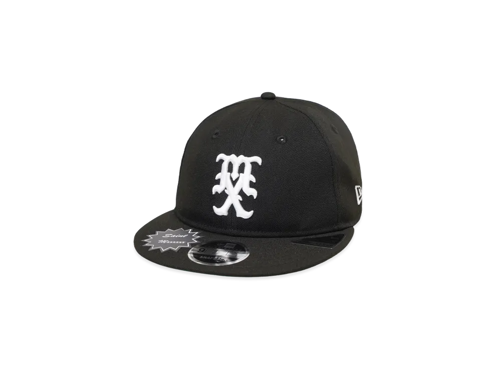 SAINT Mxxxxxx x NEW ERA Retro Crown 9Fifty "Black"