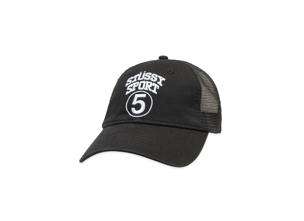 Stussy Low Profile Sport 5 Strapback "Black"