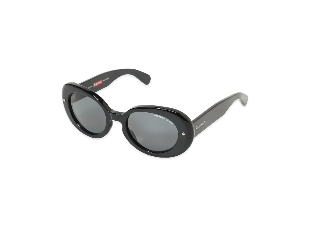 シュプリーム x ナンバーナイン サングラス "ブラック"