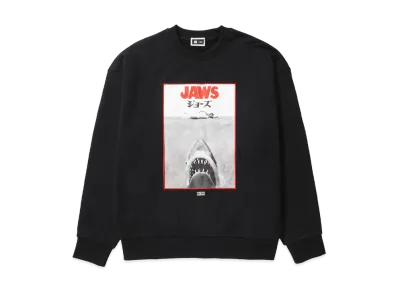 Kith x JAWS Japanese Poster Nelson Crewneck "Black"