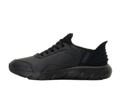 Puma Softride Flex LSL Ease In Wide "PUMA Black/Flat Dark Gray"