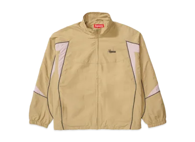Supreme Contrast Piping Track Jacket "Tan"