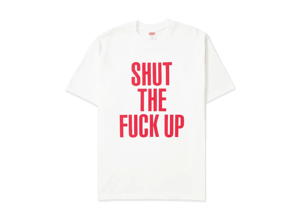 Supreme x Number (N)ine Shut Up Tee "White"
