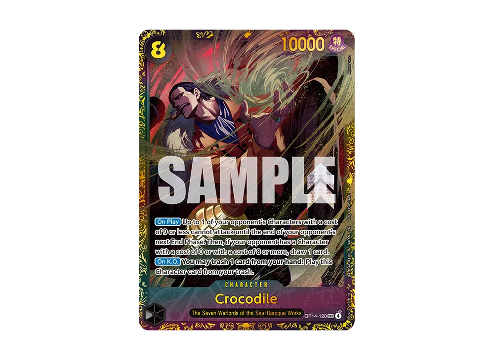 クロコダイル SEC :トップ16 [OP14-120]【英語版】(プロモーションカード「チャンピオンシップ 26-27 リージョナルズ シーズン1」)