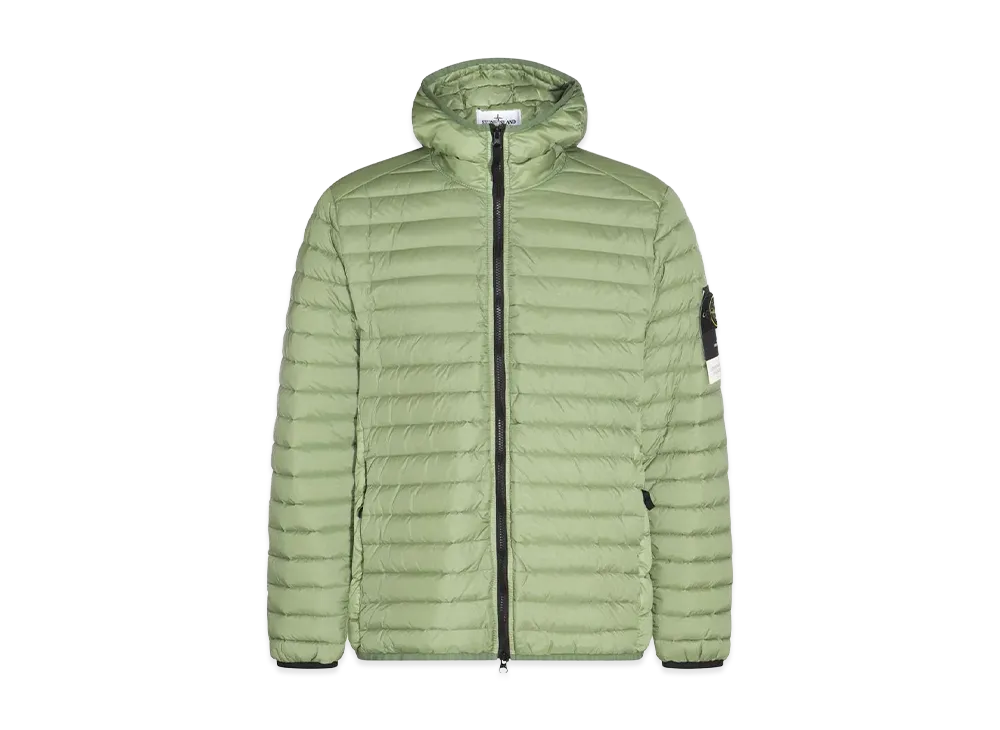Stone Island Lightweight Hooded Down Jacket "Green"
