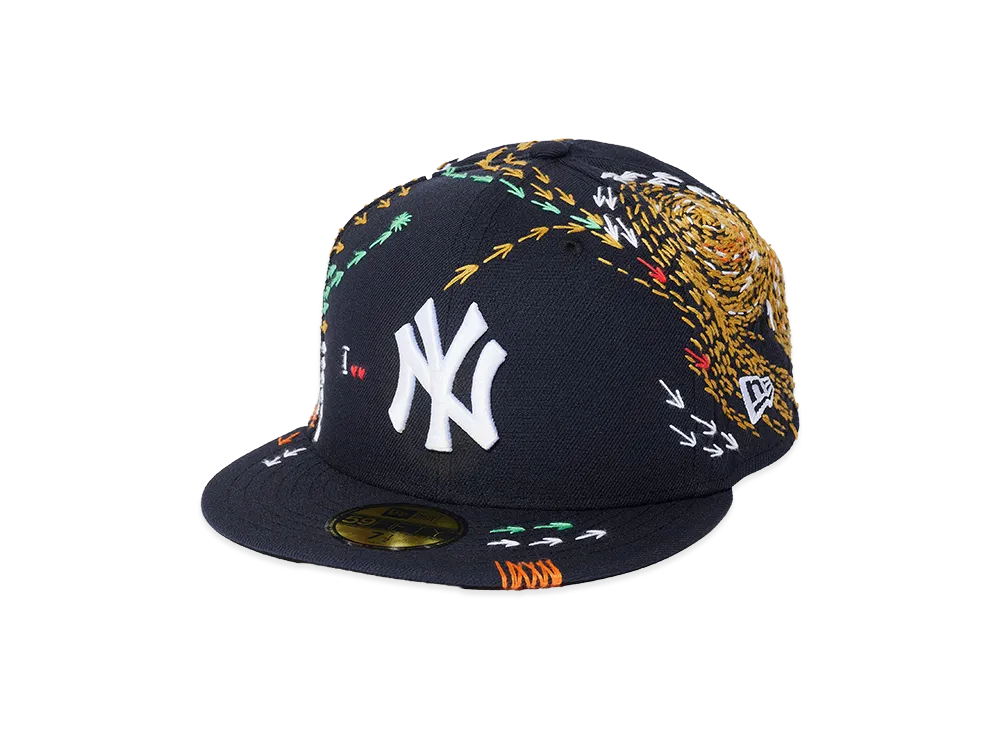 NEW ERA x Sashiko Gals 59Fifty New York Yankees "Black"