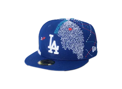 NEW ERA x Sashiko Gals 59Fifty Los Angeles Dodgers "Blue"