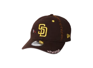 NEW ERA x Sashiko Gals 9Twenty San Diego Padres "Brown"