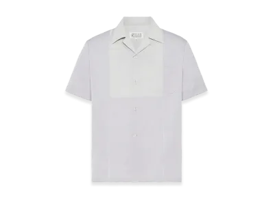Maison Margiela Cotton Bowling Shirt "Pearl Gray"