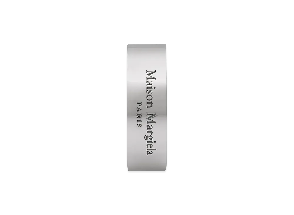 Maison Margiela Logo Wide Ring "Silver"
