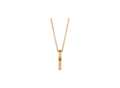 Maison Margiela Logo Ring Pendant Necklace "Gold"