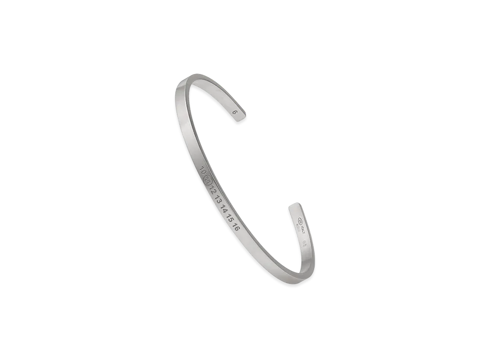 Maison Margiela Numbering Cuff "Silver"