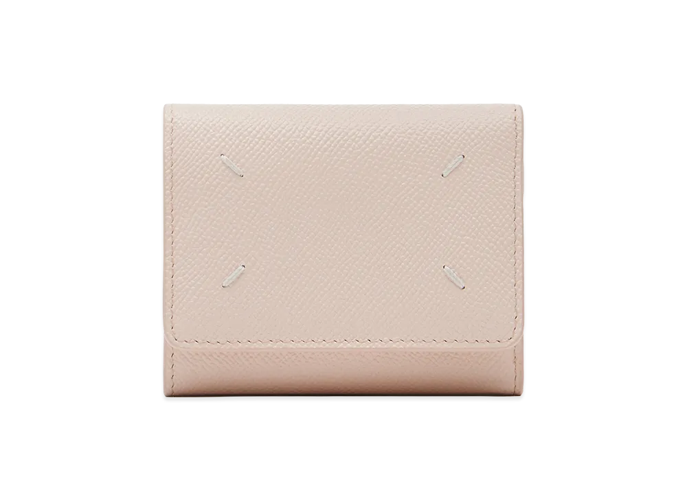 Maison Margiela 4-Stitch Tri-Fold Wallet "Pale Pink"