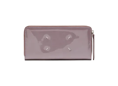 Maison Margiela 4-Stitch Zip-Around Wallet "Pink"