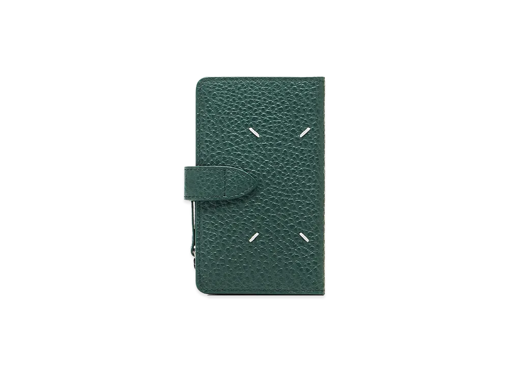 Maison Margiela 4-Stitch Zip Wallet "Green"
