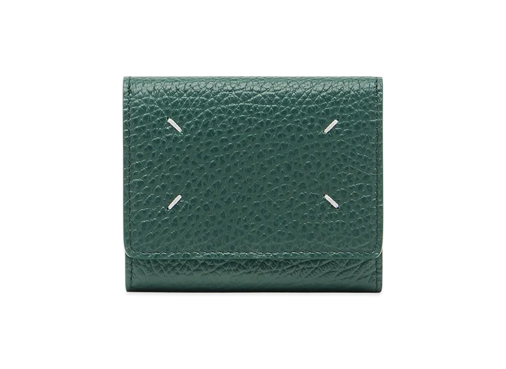 Maison Margiela 4-Stitch Tri-Fold Wallet "Green"
