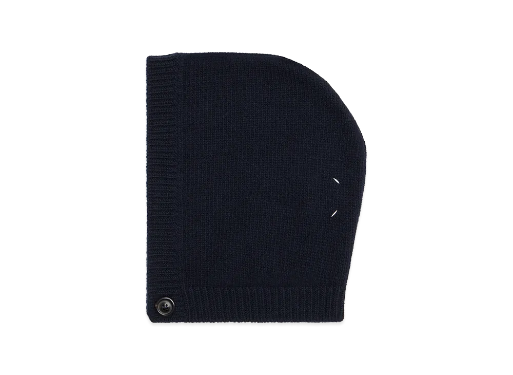 Maison Margiela Wool Knit Hood "Navy"