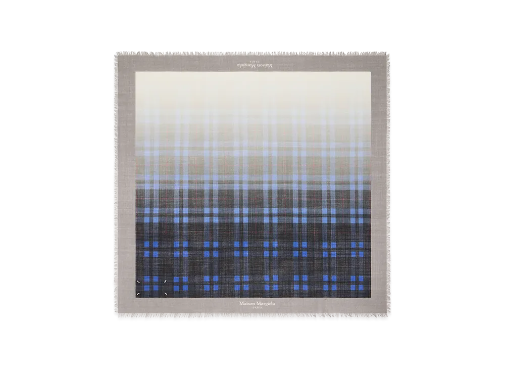 Maison Margiela Cashmere Scarf "Blue/Black"