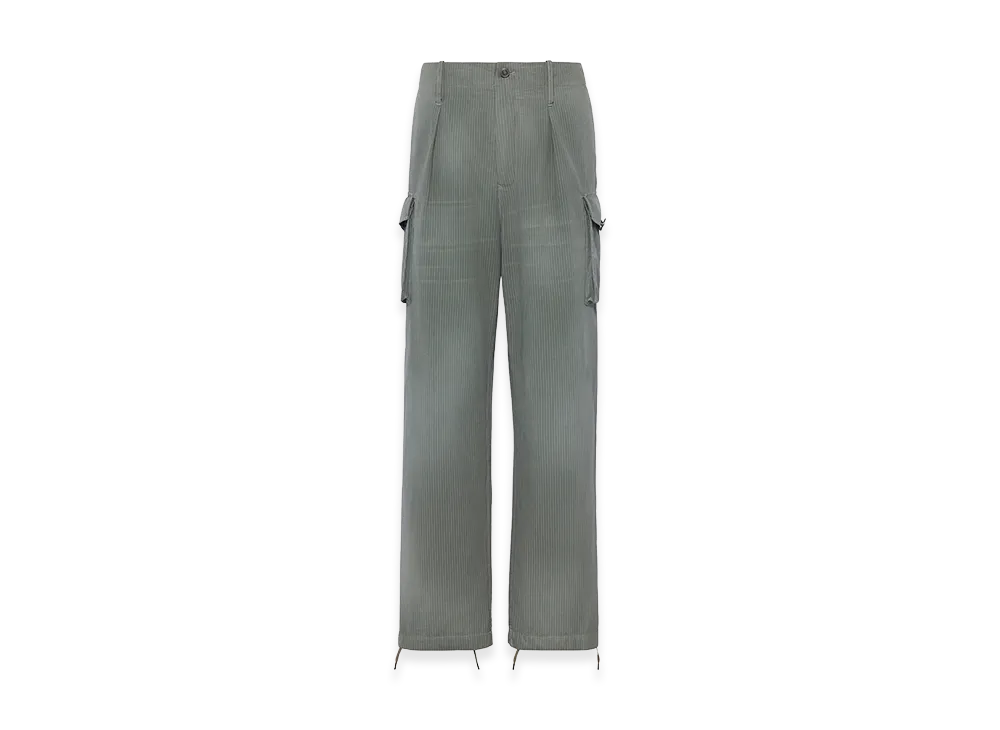Maison Margiela Cotton Blend Cargo Trousers "Sage"