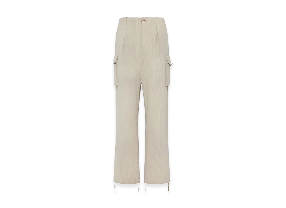 Maison Margiela Cotton Blend Cargo Trousers "Pink Beige"
