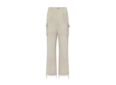 Maison Margiela Cotton Blend Cargo Trousers "Pink Beige"