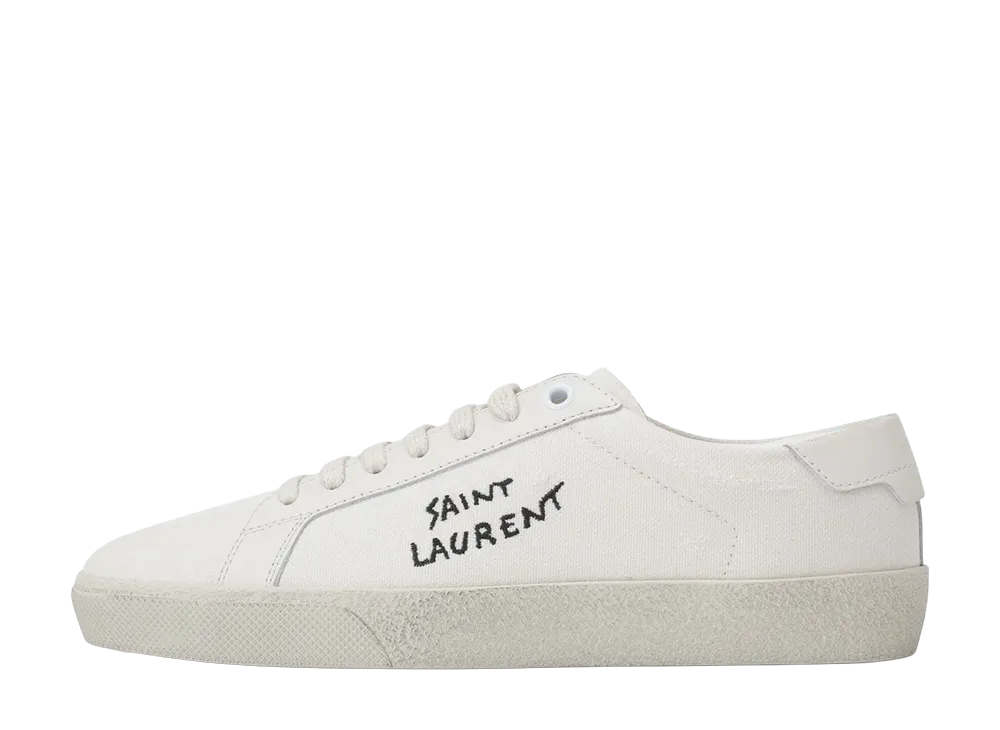 Saint Laurent Women's Court Classic SL/06 Sneakers "White"