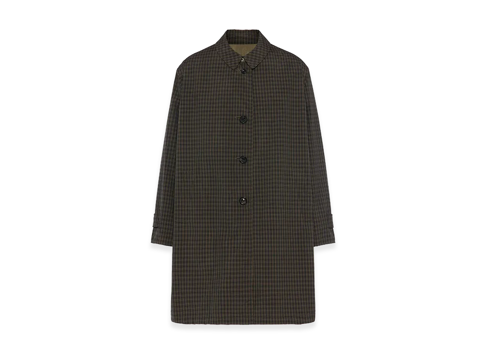 Maison Margiela Check Raincoat "Gray"