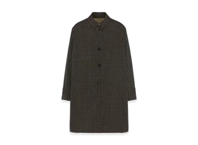Maison Margiela Check Raincoat "Gray"