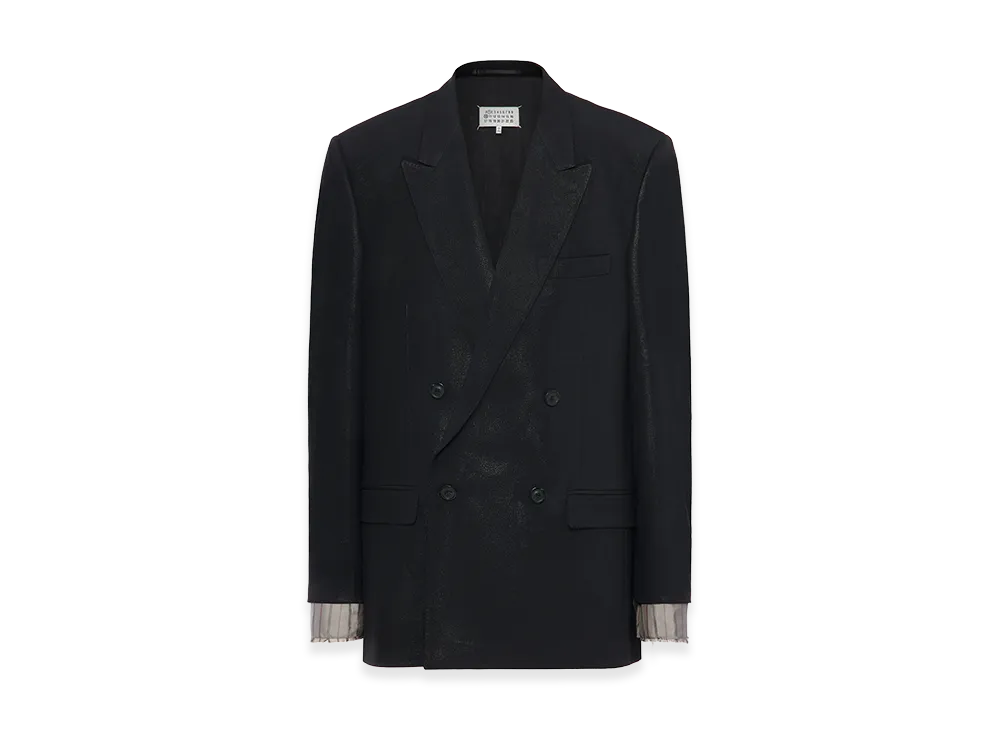 Maison Margiela Foiled Wool Blazer "Black"