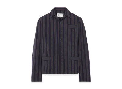 Maison Margiela Cotton Stripe Shirt "Navy"