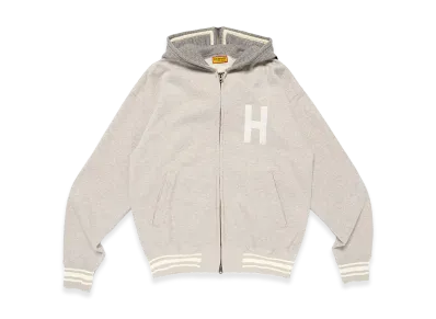 HUMAN MADE Zip-Up Hoodie "Gray"