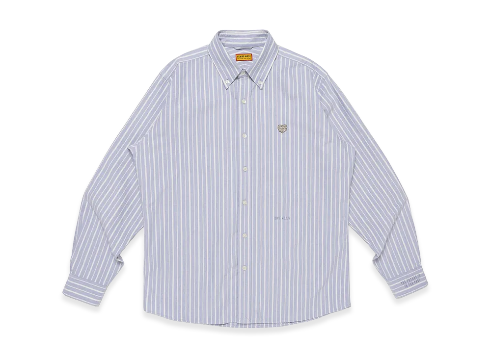 HUMAN MADE Stripe OX B.D Shirt "Blue"