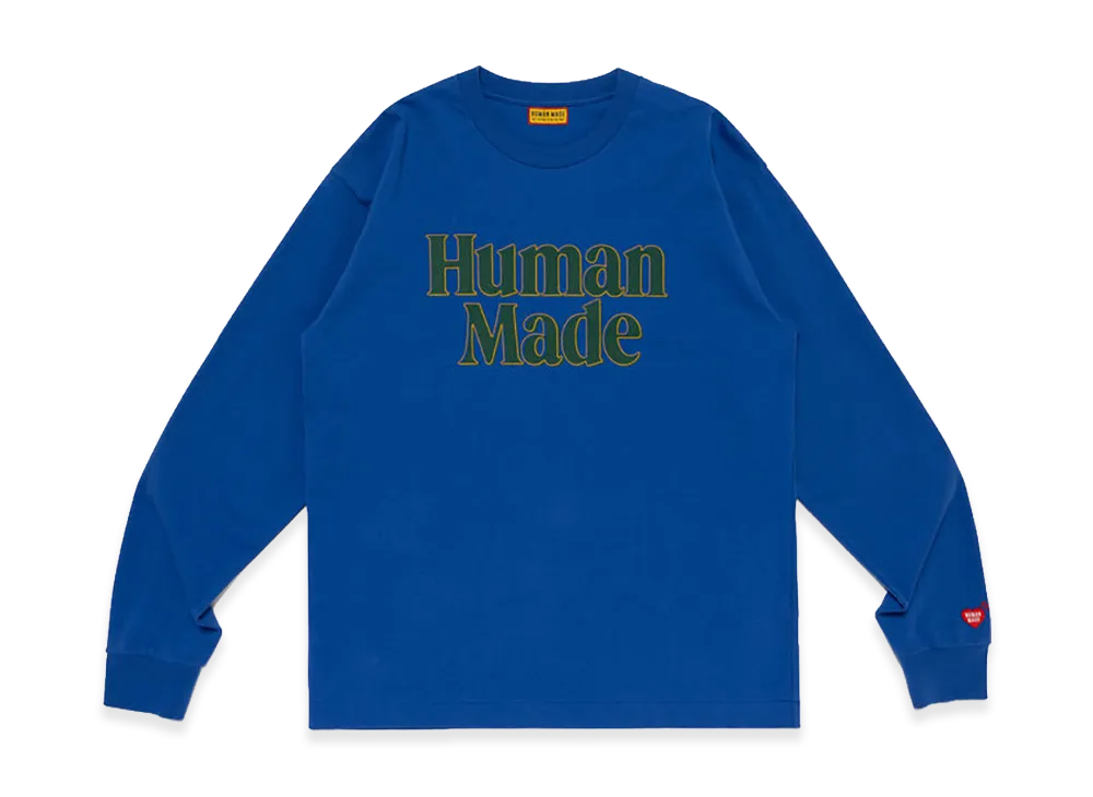 HUMAN MADE Graphic L/S T-Shirt "Blue"