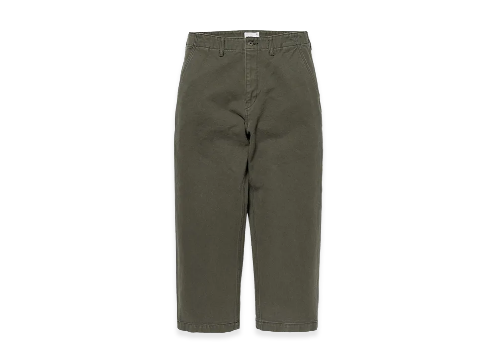 WTAPS ARMSTG2501 / Trousers / Cotton. CNVS "Olive Drab"