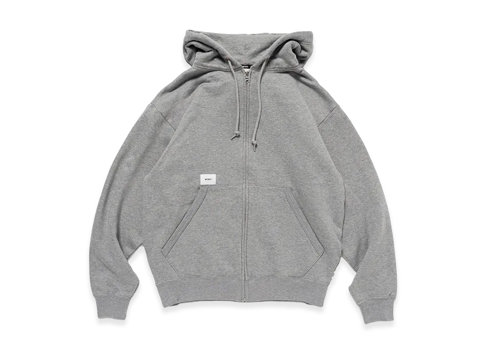 WTAPS Throwdy / Zip Hoody / Cotton "Ash Gray"