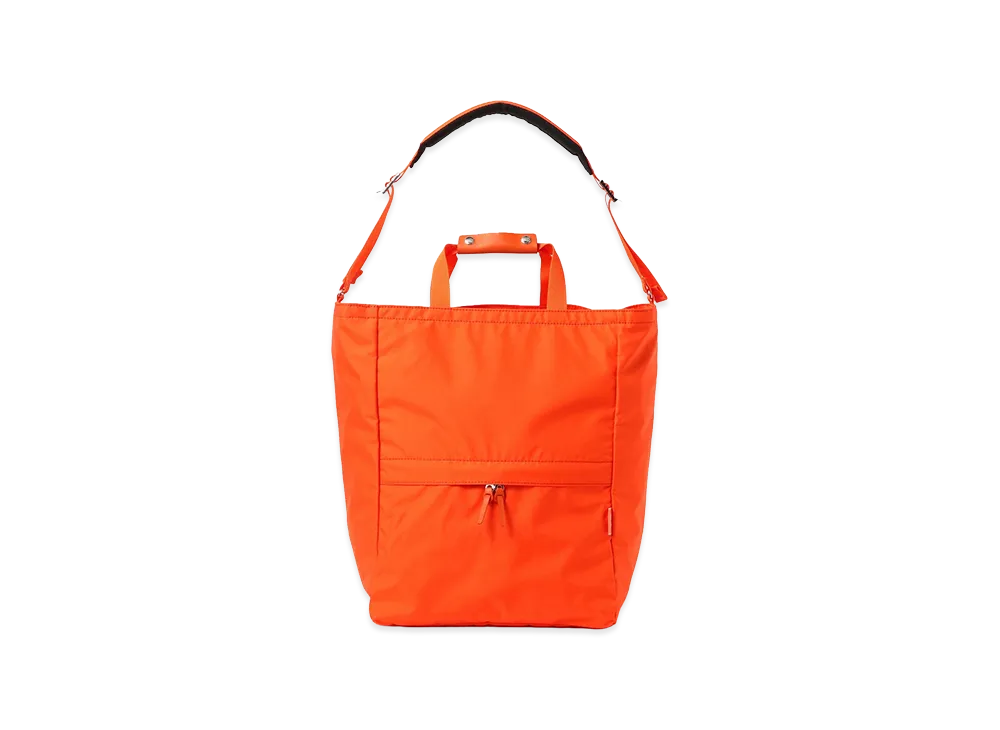 BEAMS PLUS x STANDARD SUPPLY 2-Way Zip Tote "Beams Orange"
